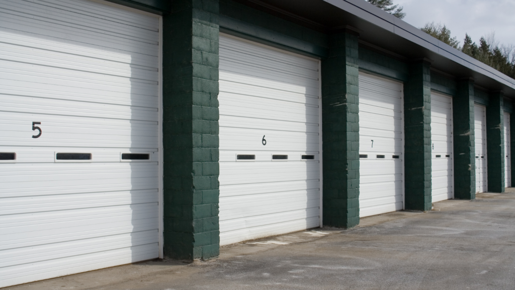 commercial garage doors white